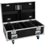 ROADINGER Flightcase HIGHLINE 4x Multiflood Pro IP SMD RGBW Strobe/Wash MK2, with wheels