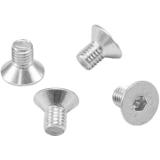 ACCESSORY Bolt Set M10x16mm DIN 7991 ISO 10642 electro galvanized 8.8