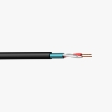 PROCAB BMC224-ECA/1,Cablu microfon balansat, 2x0.22 mm², 24 AWG, OFC, ecranat, CPR Euroclass Eca, pentru instalații fixe