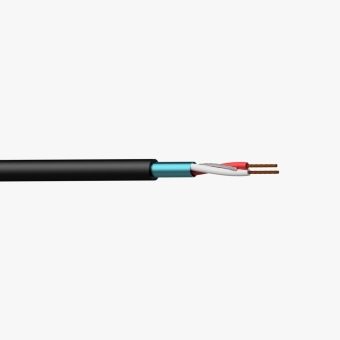 PROCAB BMC224-ECA/3, cablu microfon balansat 2x0.22 mm², 24 AWG, OFC, ecranat Al-Mylar, CPR Euroclass Eca