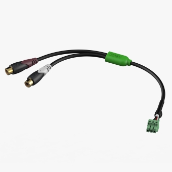 PROCAB CLA836/0.25 – Cablu stereo RCA la mono Terminal Block