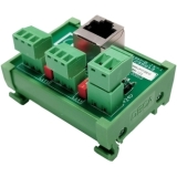 ARJ12P - Junction box - RJ45 to 2 x 3-pin terminal block