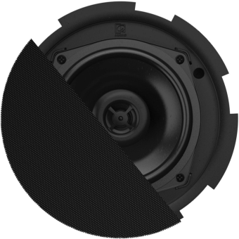 CIRA506I/W - QuickFit™ 2-way 5 1/4" ceiling speaker with TwistFix™ grill - White version, 8Ω & 6 Watt @ 100V (RAL9016) #2
