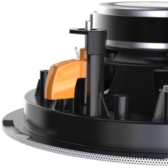 CIRA506I/W - QuickFit™ 2-way 5 1/4" ceiling speaker with TwistFix™ grill - White version, 8Ω & 6 Watt @ 100V (RAL9016) #5