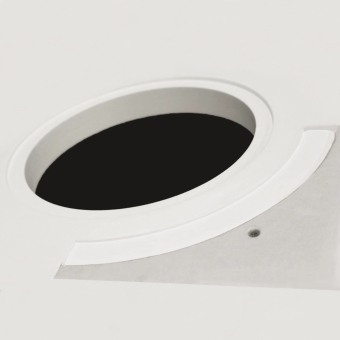 GFC06MK2 - Gypsum flush mount installation ring for CELO6 - Rough texture finished gypsum ring #4