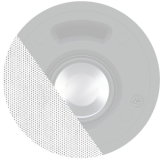 GLC02I/W - Front grill for CELO2 - White version (RAL9016 + Logo)