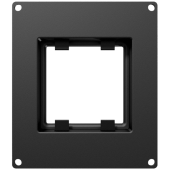 CASY206/B - CASY 2 space single 45x45 mm module plate - Black version
