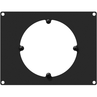 CASY304/B - CASY 3 space module with 60mm hole for wall panel - Black version
