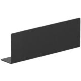 IS2FQ/B - Face plate for ISx20 series rack shelves - Quarter rack space - Black version - Quarter rack space