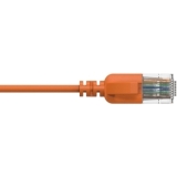 CSD560OR/0.5 - Slimline networking cable - CAT6A RJ45 - RJ45 U/UTP - Orange version - 0.5 meter