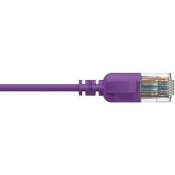 CSD560V/0.3 - Slimline networking cable - CAT6A RJ45 - RJ45 U/UTP - Violet version - 0.3 meter