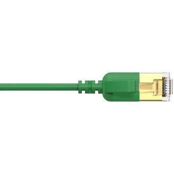 CSD570G/0.3 - Slimline networking cable - CAT7 RJ45 - RJ45 U/FTP - Green version - 0.3 meter