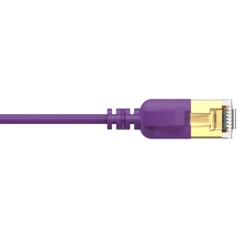 CSD570V/1.5 - Slimline networking cable - CAT7 RJ45 - RJ45 U/FTP - Violet version - 1.5 meter