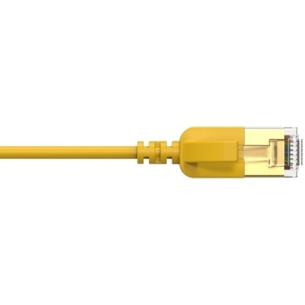 CSD570Y/2 - Slimline networking cable - CAT7 RJ45 - RJ45 U/FTP - Yellow version - 2 meter