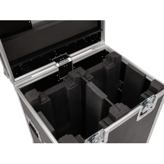 ROADINGER Flightcase HIGHLINE 2x LED IP TMH-S250/B250, with wheels #4