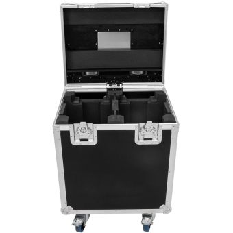 ROADINGER Flightcase HIGHLINE 2x LED IP TMH-S250/B250, with wheels #7