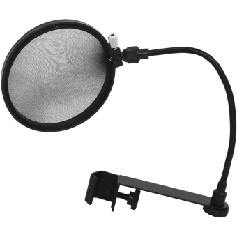 OMNITRONIC Microphone-Pop Filter, black