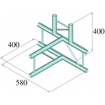 ALUTRUSS DECOLOCK DQ2-PAT42V 4-way T-Piece #3