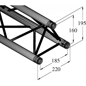 ALUTRUSS DECOLOCK DQ3-1000 3-way Cross Beam #2