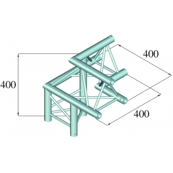ALUTRUSS DECOLOCK DQ3-PAL32 3-way Corner 90° #2