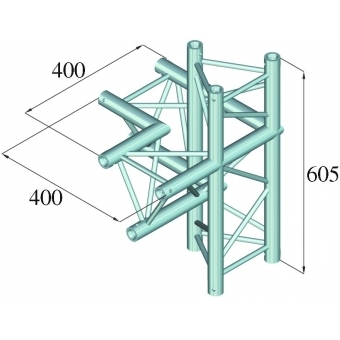 ALUTRUSS DECOLOCK DQ3-PAC45 4-way Corner right #3