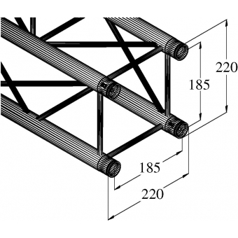 ALUTRUSS DECOLOCK DQ4-250 4-way Cross Beam #2