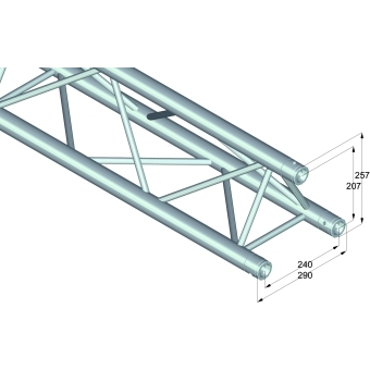 ALUTRUSS TRILOCK 6082-3000 3-way Cross Beam #2