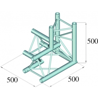 ALUTRUSS TRILOCK 6082AL-33 3-way Corner / right #2