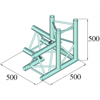 ALUTRUSS TRILOCK 6082AL-34 3-way Corner / left #2