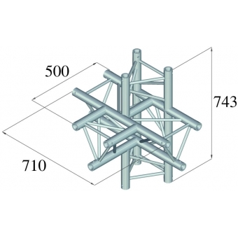ALUTRUSS TRILOCK 6082AT-51 5-way Piece / #2