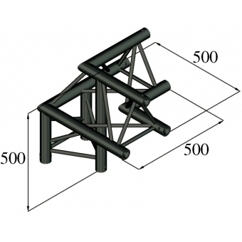ALUTRUSS TRILOCK S-PAL-31 3-way Corner / right