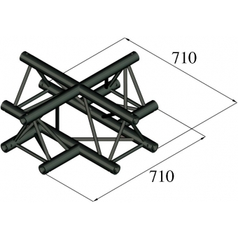 ALUTRUSS TRILOCK S-PAC-41 4-way Cross