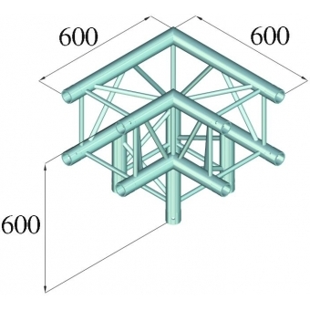 ALUTRUSS QUADLOCK TQ390-QQL30 3-way-Corner 90° #2