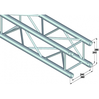 ALUTRUSS QUADLOCK 6082-5000 4-way Cross Beam #2