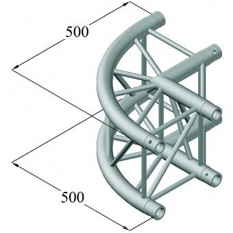 ALUTRUSS QUADLOCK 6082C-21R 2-way Corner 90° #2