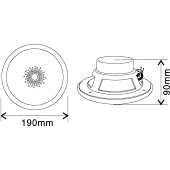 OMNITRONIC WF-6 Flush-Mount Speaker #5