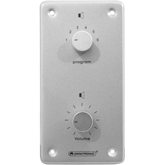 OMNITRONIC PA Vol Contr/Prog Select 10W mono sil