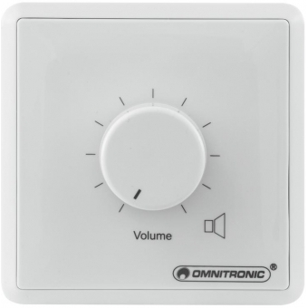 OMNITRONIC PA Volume Controller 20W stereo wh