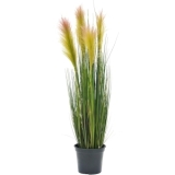 EUROPALMS Feather grass, artificial, rosé, 90cm