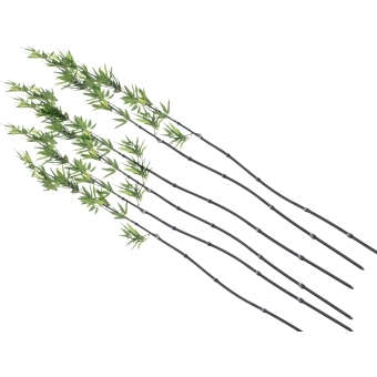EUROPALMS Bamboo tube with leaves, artificial, 180cm, sixpack #2