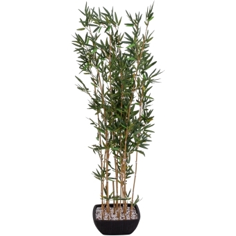 EUROPALMS Bamboo in bowl, artificial, 150cm