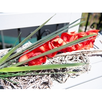EUROPALMS Orchid leaf (EVA), arificial, green, 45cm #7