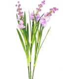 EUROPALMS Arum set, 3 branches with LEDs, pink 85cm