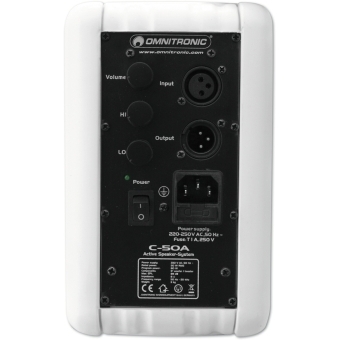 OMNITRONIC C-50A active white 2x #4