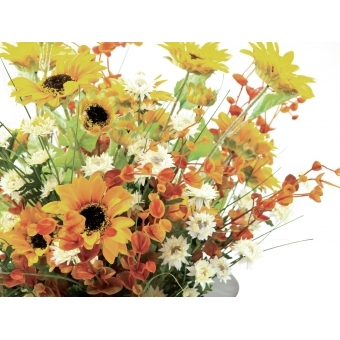 EUROPALMS Eucalyptus spray, artificial, orange, 110cm #12